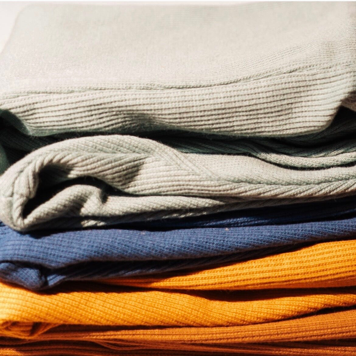 Gerippte Baby-Leggings in 3 Farben